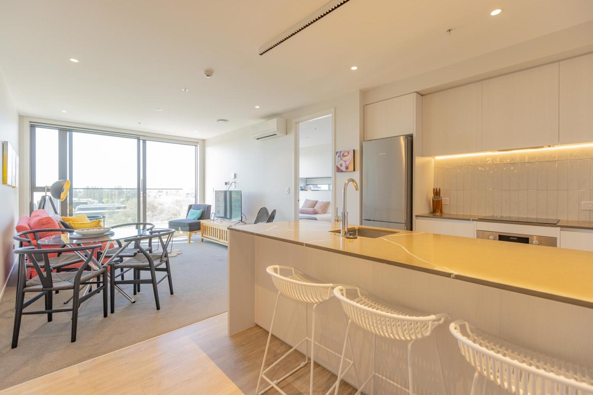 Luxury 2 Bedroom Cbd Apartment With Free Parking Крайстчърч Екстериор снимка